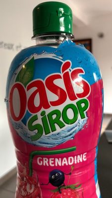 Sirop de grenadine front packaging