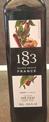 Sirop saveur thé chaï