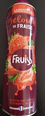 Fruiss sirop de fraise front packaging