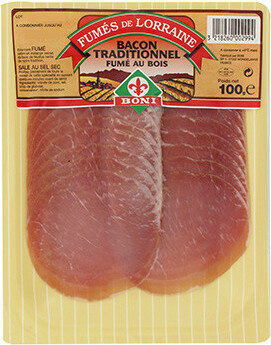 Bacon fume Boni au bois front packaging