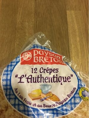12 Crêpes l'authentique front packaging