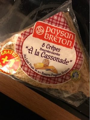 8 Crêpes À La Cassonade front packaging