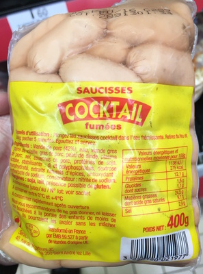 Saucisses cocktail fumées