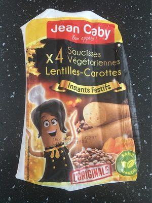 Saucisses végétariennes lentilles-carottes