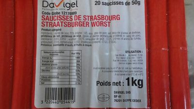 Saucisse de Strasbourg