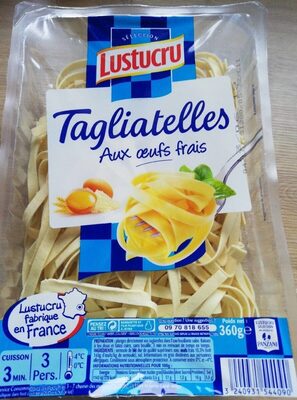 Tagliatelles aux œufs frais