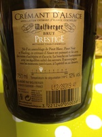 Crémant d'Alsace Wolfberger brut prestige