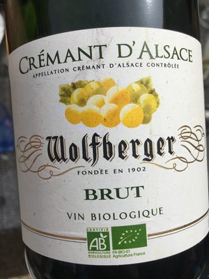 Crement d’Alsace Wolfberger front packaging