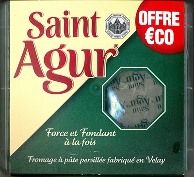 Saint Agur ® (33% MG) - Offre €co front packaging