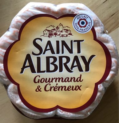 Saint Albray gourmand & crémeux front packaging