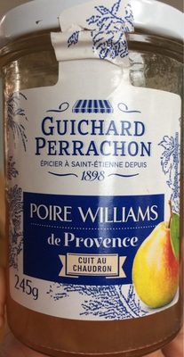 Confiture de Poire williams de Provence front packaging