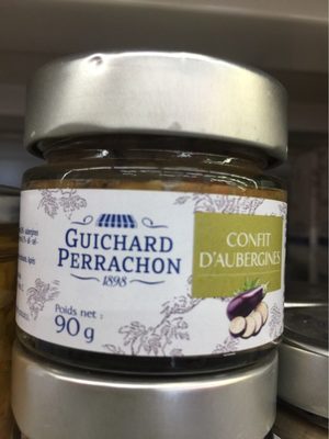 Confit d'aubergine front packaging