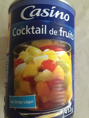 Cocktail de Fruits au sirop léger front packaging