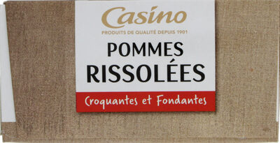 Pommes rissolées front packaging