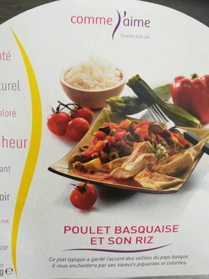 Poulet Basquaise et son Riz