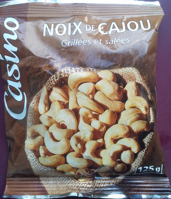 Noix de cajou grillées et salées