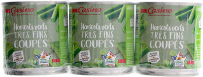 Haricots verts très fins coupés