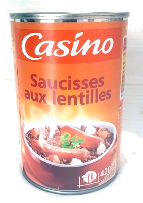 Saucisses aux lentilles