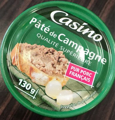 Pâté de campagne qualité supérieure Pur Porc Français