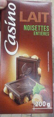 Lait Noisettes Enitères