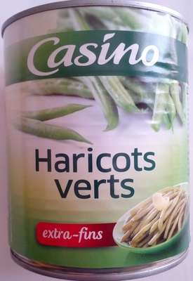 Haricots verts extra-fins front packaging