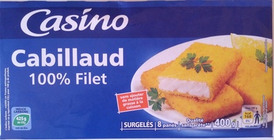 Cabillaud 4 portions panées