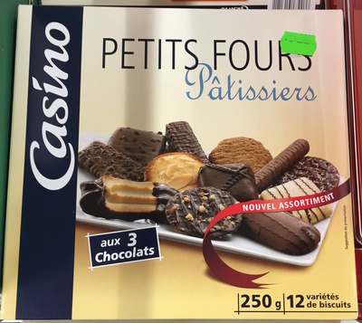 Petits fours pâtissiers aux 3 chocolats