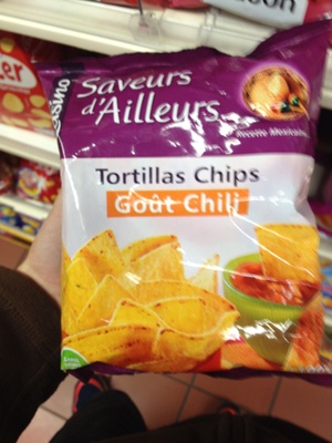 Tortillas chips goût Chili 