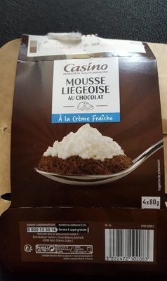 Mousse liégeoise au chocolat
