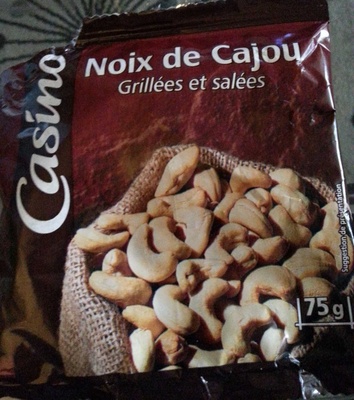 Noix de cajou grillées et salées
