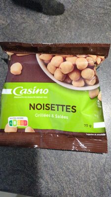 Noisettes grillées et salées