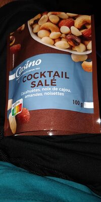 Cocktail salé Cacahuètes, noix de cajou, amandes, noisettes