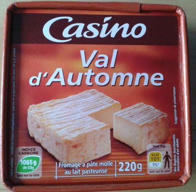 Val d'automne front packaging