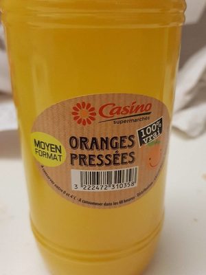 Oranges pressées  format moyen