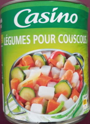 Légumes pour couscous front packaging