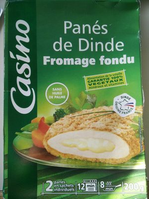 Panés de dinde fromage fondu - Casino