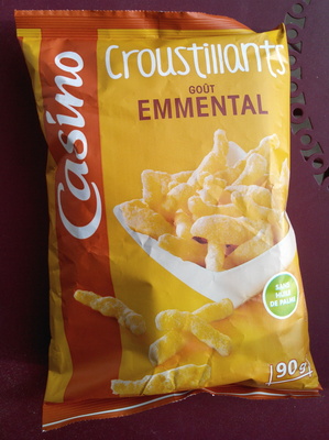 Croustillants goût Emmental front packaging