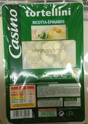 Tortellini Ricotta-Épinards