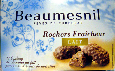 Rêves de chocolat Rochers Fraîcheur Lait Beaumesnil
