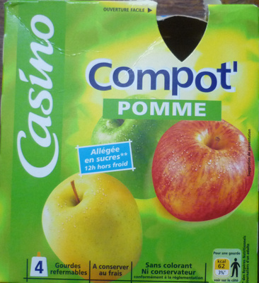 Gourde de compote Pommes