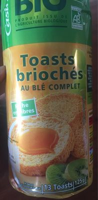 Toasts Briochés au Blé Complet