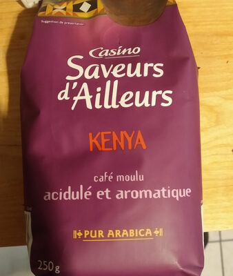 Au Kenya Pur arabica Acidulé et aromatique