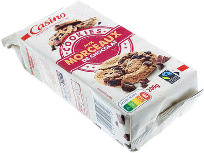 Cookies aux morceaux de chocolat commerce équitable