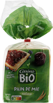 Pain de mie nature biologique