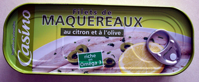 Filets de maquereaux au citron et à l'olive