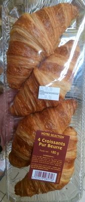 4 croissants pur beurre front packaging