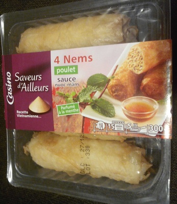 4 NEMS POULET sauce NuocMâm