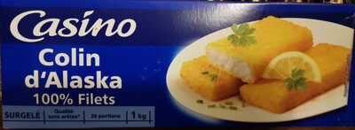 Colin d'Alaska 100 % filets 20 panés front packaging