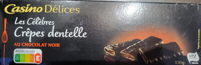 Crêpes dentelle au chocolat noir