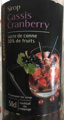 Sirop Cassis Cranberry 50cl
